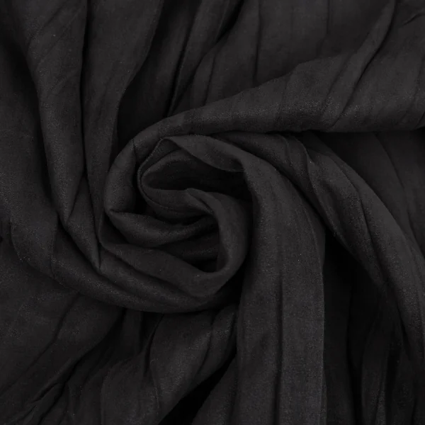 イッセイミヤケ ホワイトレーベルISSEY MIYAKE WHITELABEL フェイクスウェードジップシワプリーツブルゾン 黒3 K-82447_011