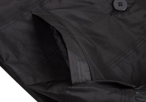 ISSEY MIYAKE　FETE プリーツボリュームジャケット　ブラック 中古・古着通販】ISSEY MIYAKE FETE A-POC (イッセイミヤケフェット