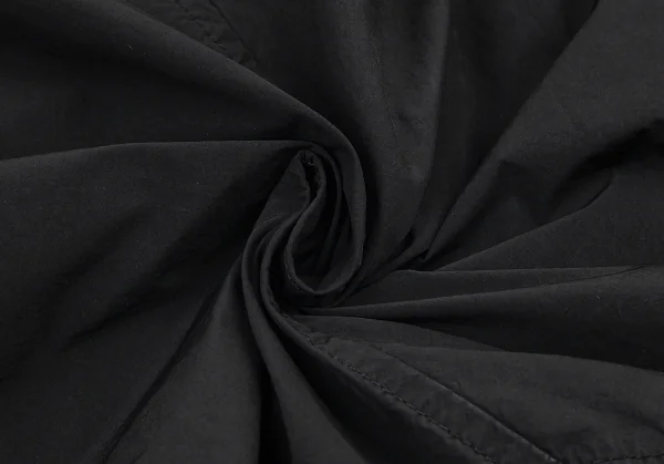 イッセイミヤケミーISSEY MIYAKE me ポリナイロンステンカラーコート 黒M位 K-82502_018