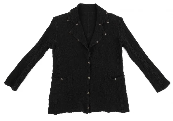 ISSEY MIYAKE me Wrinkled Eyelet Jacket K-82503_002