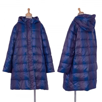 プリーツプリーズPLEATS PLEASE グラデーショングラフィックダウンコート