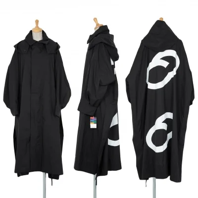 プリーツプリーズ田中一光PLEATS PLEASE IKKO TANAKA バックプリントナイロンコート