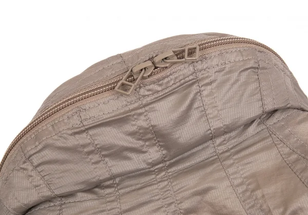 イッセイミヤケ フェットISSEY MIYAKE FETE ジップアップ中綿ウインドブレーカーコート ピンクモカ2 K-82543_014