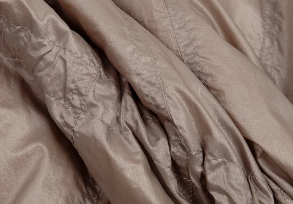 イッセイミヤケ フェットISSEY MIYAKE FETE ジップアップ中綿ウインドブレーカーコート ピンクモカ2 K-82543_016