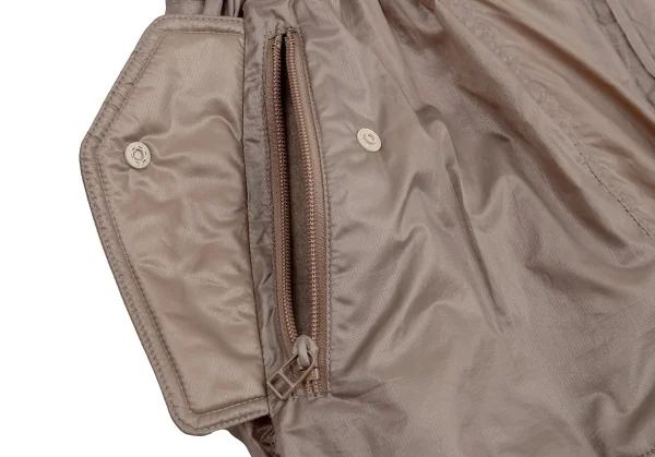 イッセイミヤケ フェットISSEY MIYAKE FETE ジップアップ中綿ウインドブレーカーコート ピンクモカ2 K-82543_009