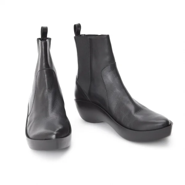 ISSEY MIYAKE × ROBERT CLERGERIE Elastic Side Boots Black US About 7.5 K-82587_001