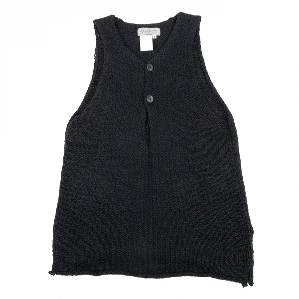 ヨウジヤマモト プール オムYohji Yamamoto POUR HOMME ２Bニットノースリーブ