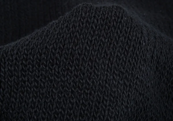 ヨウジヤマモト プール オムYohji Yamamoto POUR HOMME １Bニットポロシャツ 黒3 K-82593_011