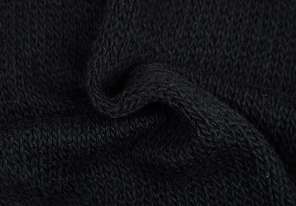 ヨウジヤマモト プール オムYohji Yamamoto POUR HOMME １Bニットポロシャツ 黒3 K-82593_012