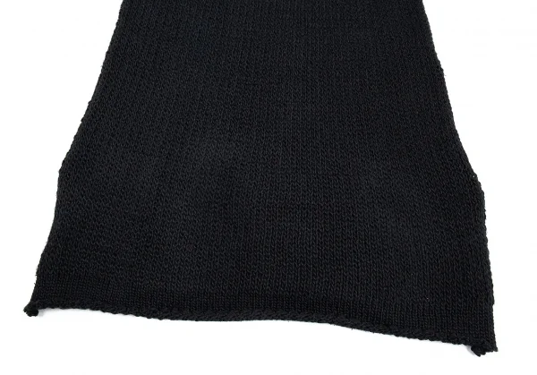 ヨウジヤマモト プール オムYohji Yamamoto POUR HOMME １Bニットポロシャツ 黒3 K-82593_007