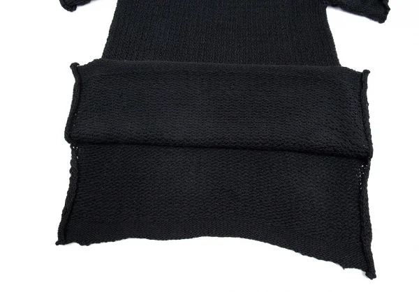 ヨウジヤマモト プール オムYohji Yamamoto POUR HOMME １Bニットポロシャツ 黒3 K-82593_009