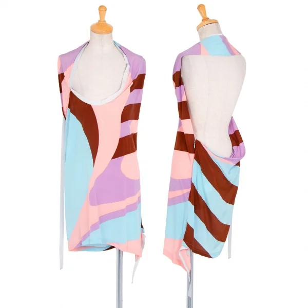 ヨウジヤマモト ファムYohji Yamamoto FEMME ホルターネックシルクトップス マルチ2 K-82597_001