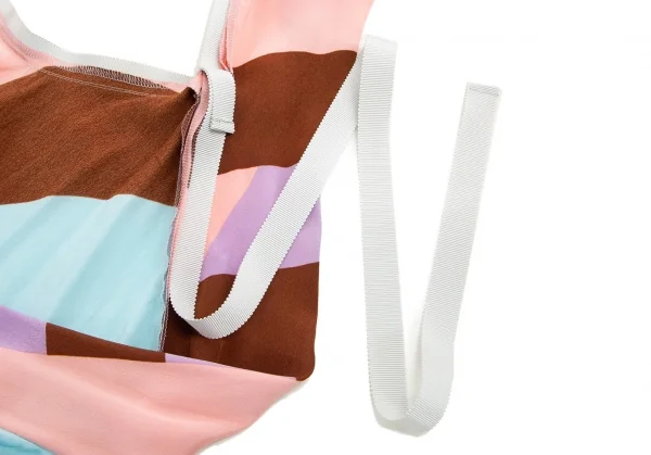 ヨウジヤマモト ファムYohji Yamamoto FEMME ホルターネックシルクトップス マルチ2 K-82597_012