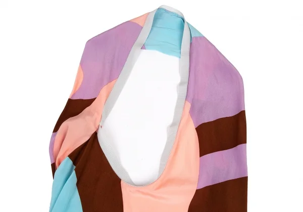 ヨウジヤマモト ファムYohji Yamamoto FEMME ホルターネックシルクトップス マルチ2 K-82597_003