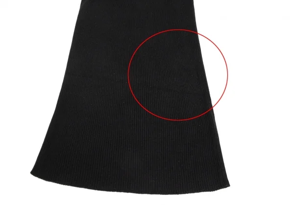 ヨウジヤマモト ファムYohji Yamamoto FEMME テンセルハイネックロングノースリーブ 黒3 K-82607_010