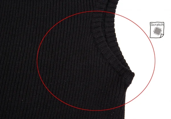 ヨウジヤマモト ファムYohji Yamamoto FEMME テンセルハイネックロングノースリーブ 黒3 K-82607_005