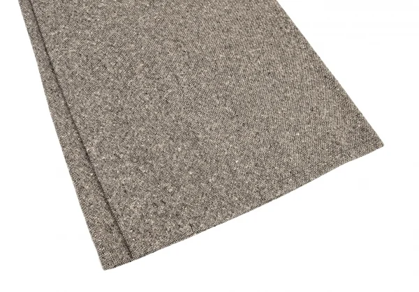 ヨウジヤマモト ファムYohji Yamamoto FEMME ツィード切替ロングスカート グレー2 K-82627_005