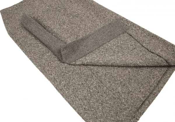 ヨウジヤマモト ファムYohji Yamamoto FEMME ツィード切替ロングスカート グレー2 K-82627_006