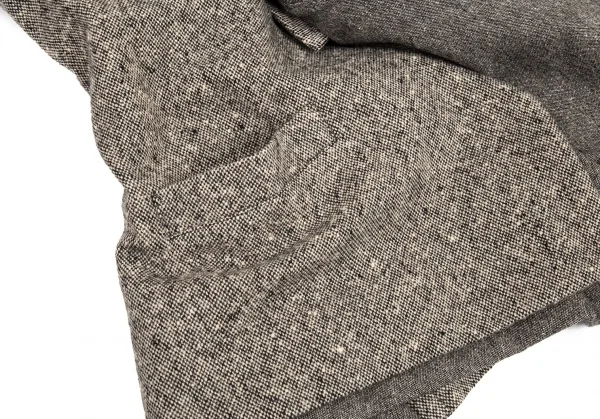 ヨウジヤマモト ファムYohji Yamamoto FEMME ツィード切替ショールカラーセットアップスーツ グレー2 K-82628_006