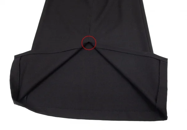 ヨウジヤマモト ファムYohji Yamamoto FEMMEウールギャバロングスカート 黒M K-82641_007