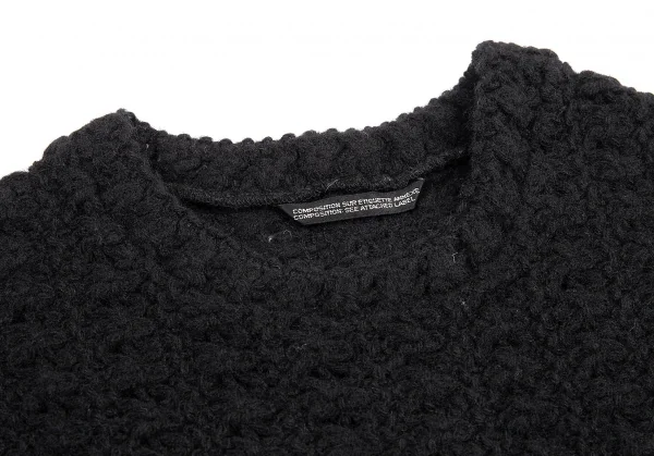 ヨウジヤマモト ノアールYohji Yamamoto NOIR ノースリーブニットロングワンピース 黒3 K-82647_004