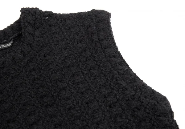 ヨウジヤマモト ノアールYohji Yamamoto NOIR ノースリーブニットロングワンピース 黒3 K-82647_005