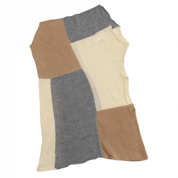 Yohji Yamamoto NOIR Linen Cotton Sleeveless Knit K-82648_003