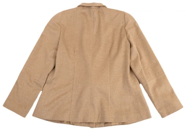 ジョルジオ アルマーニGIORGIO ARMANI BORGO21 カシミヤビーバーキモノジャケット ベージュM位 K-82670_016