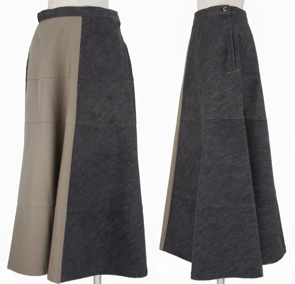 トリコ コムデギャルソンtricot COMME des GARCONSコットン切替デニムスカート