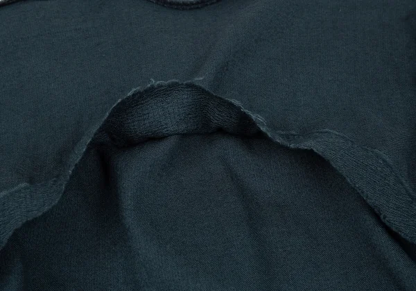 イッセイミヤケ エーポックISSEY MIYAKE A-POC 製品染めデザイン織り裁ち切りジャケット ビリジアンブルー2 K-82833_012