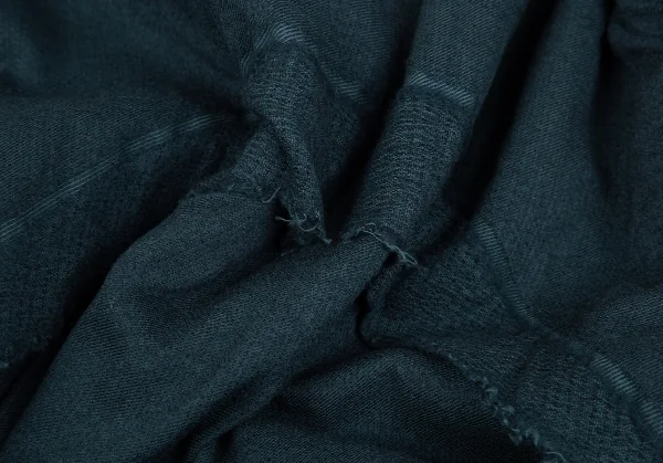 イッセイミヤケ エーポックISSEY MIYAKE A-POC 製品染めデザイン織り裁ち切りジャケット ビリジアンブルー2 K-82833_018