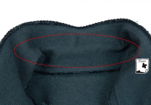 イッセイミヤケ エーポックISSEY MIYAKE A-POC 製品染めデザイン織り裁ち切りジャケット ビリジアンブルー2 K-82833_004