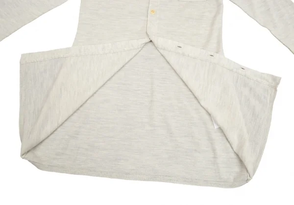 45rpm ウールニット長袖シャツ アイボリー ライトグレージュ2 K-82840_012