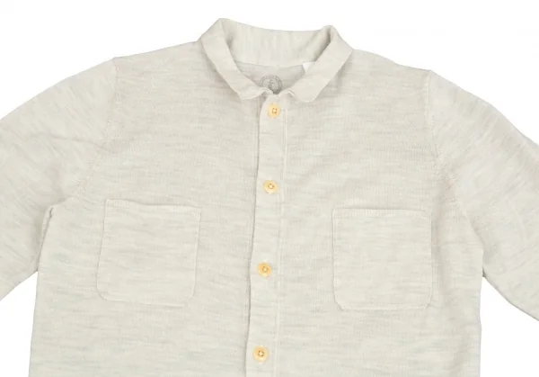 45rpm ウールニット長袖シャツ アイボリー ライトグレージュ2 K-82840_003