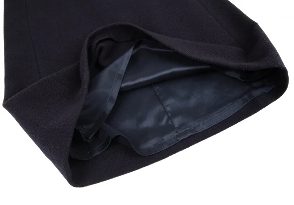 ミュウミュウmiumiu カシミヤ混ウールスカート 紺38 K-82883_006