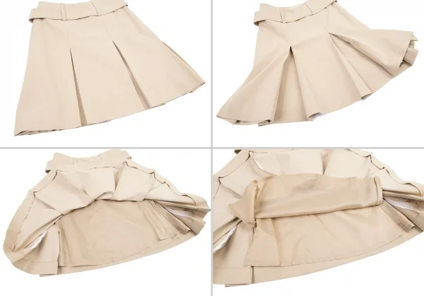 プラダPRADA ポリストレッチ3Bセットアップスーツ ベージュ38 K-82892_016