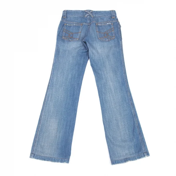 ドルチェ&ガッバーナDOLCE&GABBANA デニムポケットデザインジーンズ 青38 K-82910_010