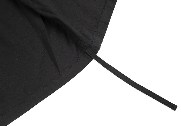 ヨウジヤマモト プールオムYohji Yamamoto POUR HOMME コットン染めラグランジャケット 黒3 K-82943_012