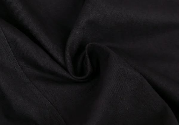 ヨウジヤマモト プールオムYohji Yamamoto POUR HOMME コットンサイドラインワイドパンツ 黒4 K-82967_012