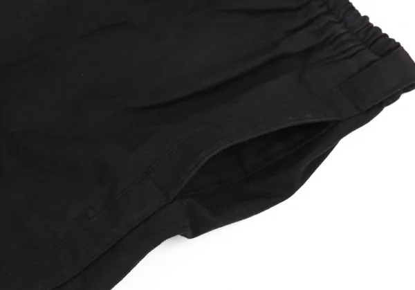 ヨウジヤマモト プールオムYohji Yamamoto POUR HOMME コットンサイドラインワイドパンツ 黒4 K-82967_006
