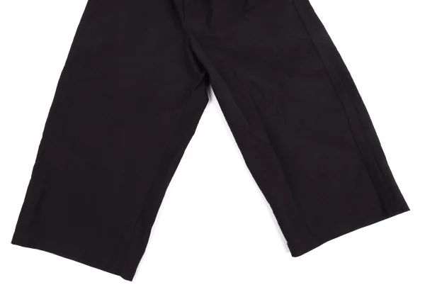 ヨウジヤマモト プールオムYohji Yamamoto POUR HOMME コットンサイドラインワイドパンツ 黒4 K-82967_007