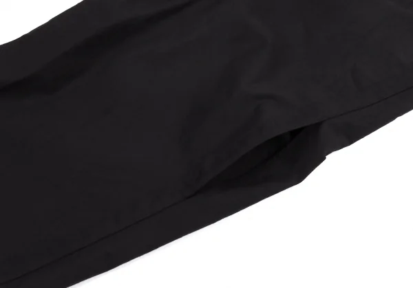 ヨウジヤマモト プールオムYohji Yamamoto POUR HOMME コットンサイドラインワイドパンツ 黒4 K-82967_008