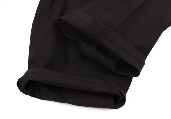 ヨウジヤマモト プールオムYohji Yamamoto POUR HOMME コットンサイドラインワイドパンツ 黒4 K-82967_009