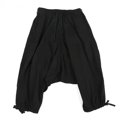 ヨウジヤマモト プールオムYohji Yamamoto POUR HOMME コットンサルエルパンツ