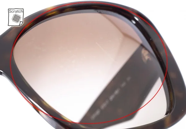 プラダPRADA SPR32P サイドロゴプレートサングラス ブラウン57□17 K-82981_016