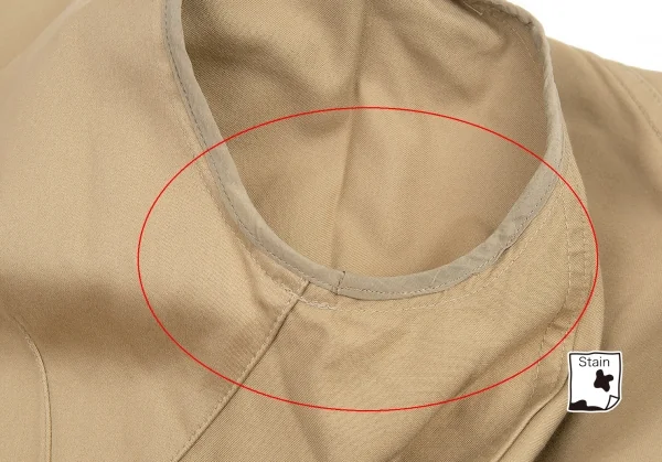 ワイズY's コットンレーヨンスタンドカラージャケット ベージュ2 K-83011_013