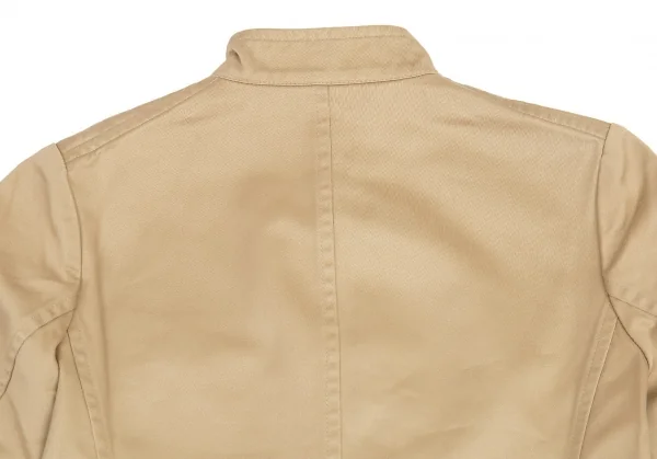 ワイズY's コットンレーヨンスタンドカラージャケット ベージュ2 K-83011_016