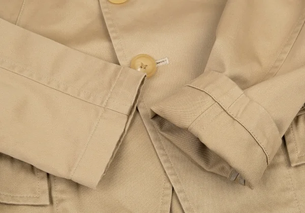 ワイズY's コットンレーヨンスタンドカラージャケット ベージュ2 K-83011_007