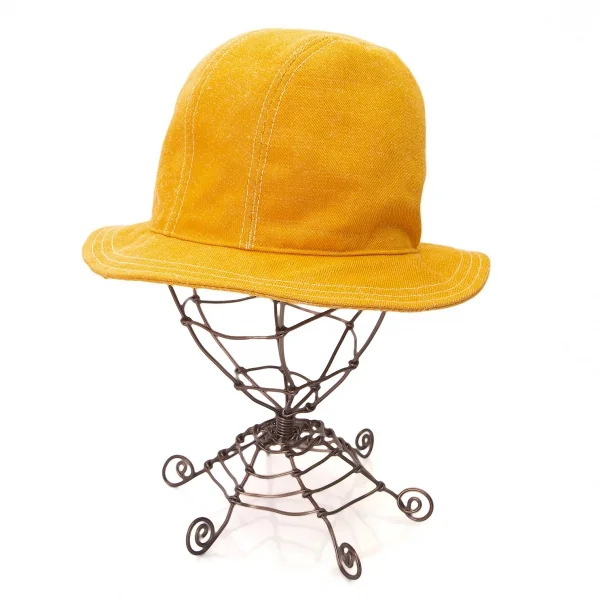 Yohji Yamamoto POUR HOMME Cotton Mountain Hat Yellow  K-83052_001