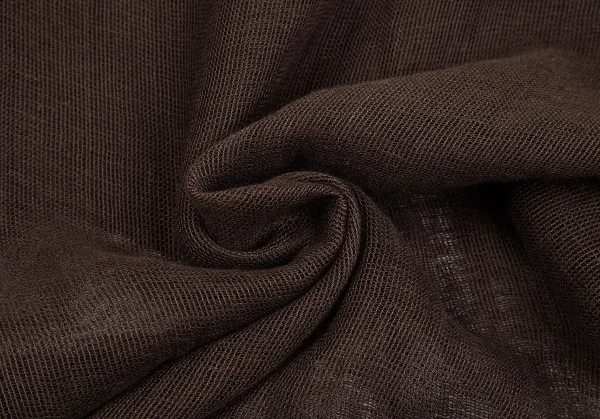 イッセイミヤケペルマネンテISSEY MIYAKEPERMANENTE リネンローゲージレイヤータンクトップチュニック 茶M K-83085_010